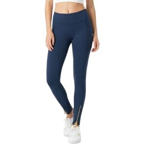 Lululemon Lab Wunder Under Pant Active Yoga Womens 8 Athleisure Rare Gold Zipper